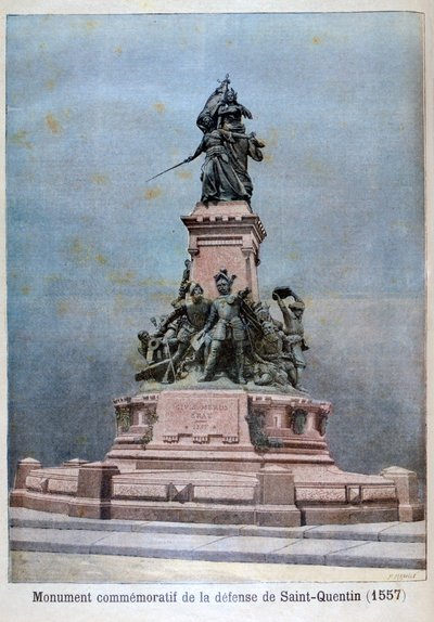 Monument til forsvaret af St. Quentin, 1557, 1896 af Fortuné Méaulle