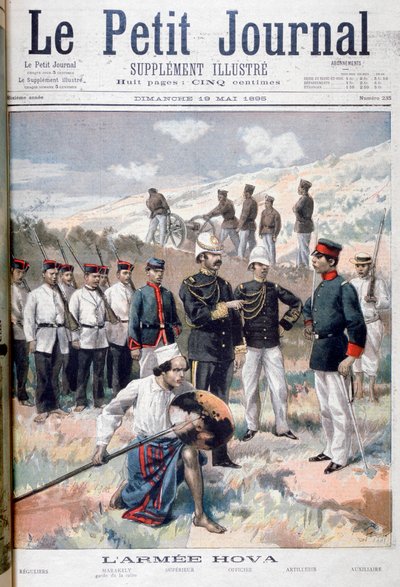 Hova-hæren, Madagaskar, 1895 af Fortuné Méaulle