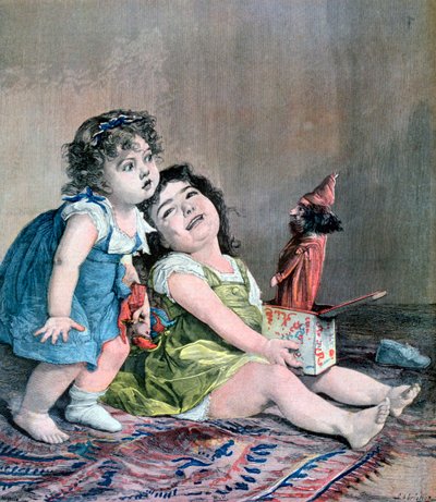 Overraskelsen, 1891 af Fortuné Méaulle