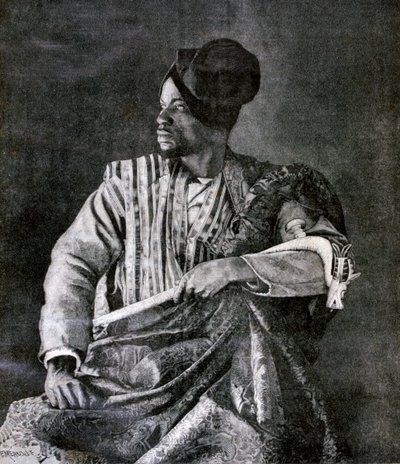 Dahomeys chefudsending for kong Behanzin i Paris, 1893 af Fortuné Méaulle