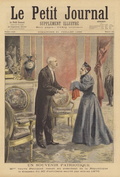 En patriotisk souvenir af Fortune Louis Meaulle