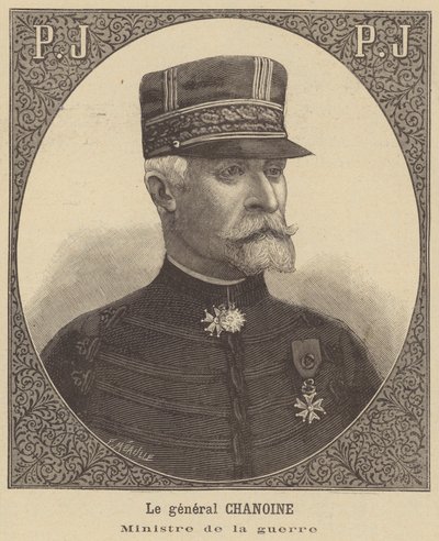 General Chanoine, fransk krigsminister af Fortune Louis Meaulle