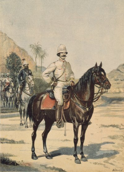 General Gallieni, fra Le Petit Journal, 11. juni 1899 (farvegravering) af Fortune Louis Meaulle