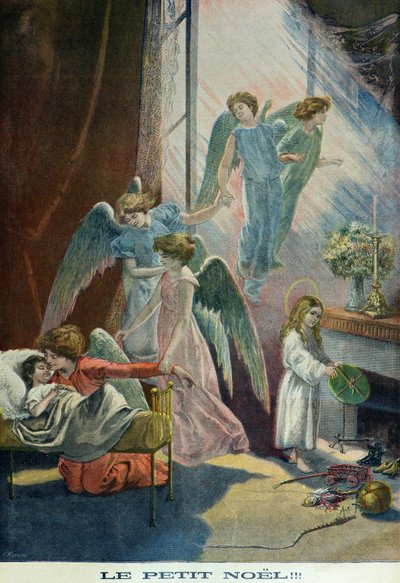 Le petit noel (gravering) af Fortune Louis Meaulle