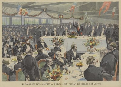 Borgmesterbanket i Paris: et måltid til 22.500 af Fortune Louis Meaulle