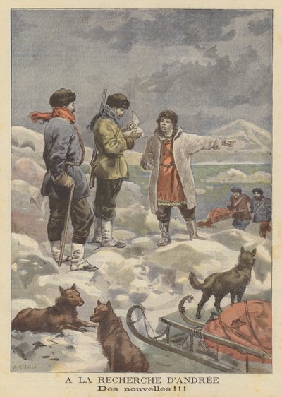Eftersøgningen af Salomon Andrees forsvundne ballonekspedition i Arktis af Fortune Louis Meaulle