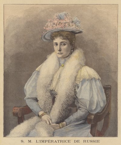 Zarina Alexandra af Rusland af Fortune Louis Meaulle