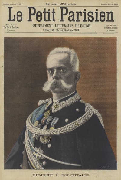 Umberto I, konge af Italien af Fortune Louis Meaulle