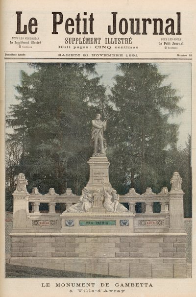 Monument til Gambetta ved Ville-d