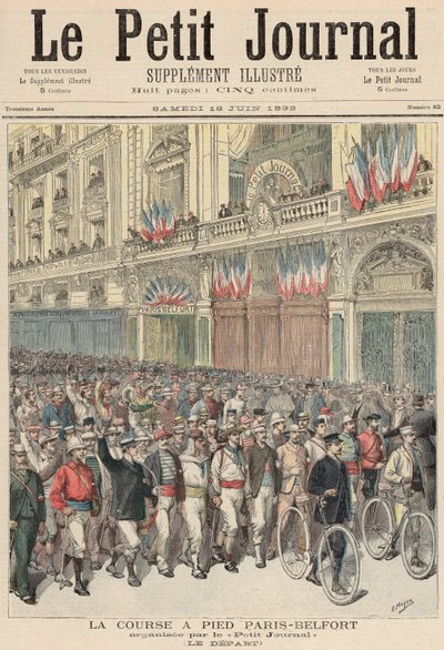 The Start of the Road Race fra Paris til Belfort, fra 
