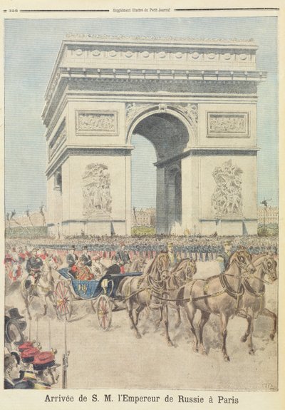 Zar Nicholas II (1894-1917) i Paris, fra 