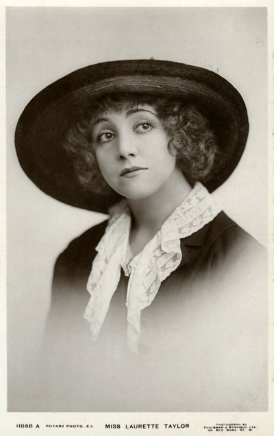 Laurette Taylor, amerikansk skuespillerinde, c1905-c1919. af Foulsham and Banfield