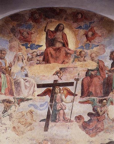 Sidste dom (fresko) (detalje af 78937) af Fra Bartolomeo