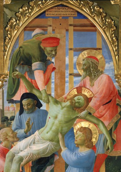 Nedstigning fra korset af Fra (c.1387-1455) Angelico