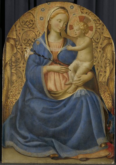 Madonna of Ydmygheden, ca. 1440 (panel) af Fra  Angelico
