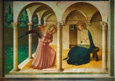 Bebudelsen (freskomaleri) af Fra (c.1387-1455) Angelico