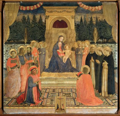 Altarbild von San Marco, ca. 1438-1440 von Fra  Angelico