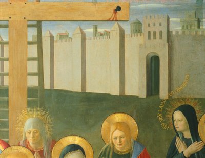 Indsæt, der viser Kristi sorg, panel fra Armadio degli Argenti (sølvkiste) med Jesu liv af Fra (c.1387 1455) Angelico