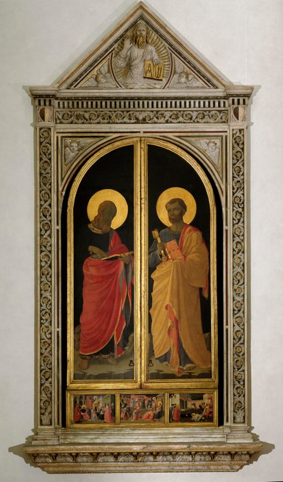 Liniers altertavle: St. Peter og St. Mark (maleri på træ af Fra  Angelico