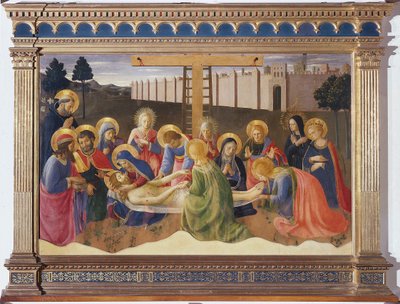 Afsætningen (maleri på træ af Fra  Angelico