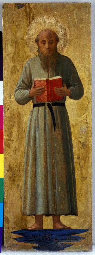 A Saint, v.1435-40 (tempera på poppeltræ) af Fra Angelico