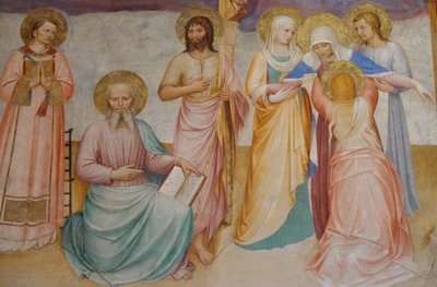Korsfæstelse med helgener af Fra Angelico