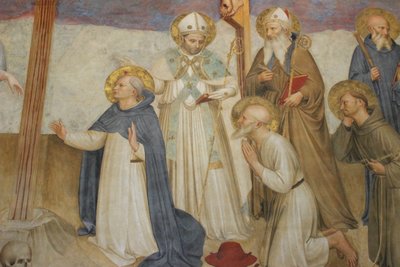 Korsfæstelse med helgener af Fra Angelico