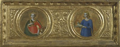 Sankt Katarina af Alexandria og Sankt Agnes af Fra Angelico