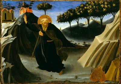 St. Anthony Abbot skyr guldmessen, 1430