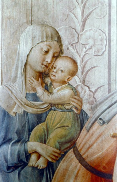 St. Laurence giver almisse til de fattige detalje, midten af det 15. århundrede af Fra Angelico