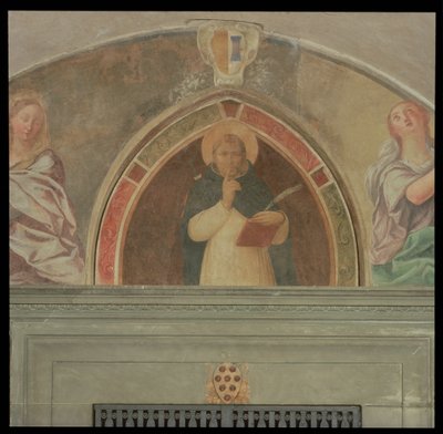 St. Peter Martyr beder om Stilhed af Fra Angelico