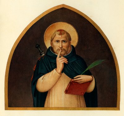 Sankt Peter Martyren, 1400-tallet, c1909 af Fra Angelico