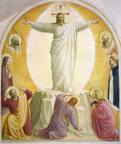 The Transfiguration of Jesus - Angelico, Fra Giovanni, da Fiesoledani af Fra Angelico
