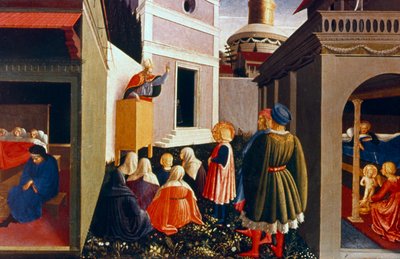 Sankt Nikolaus kaldelse, 1437 af Fra Angelico