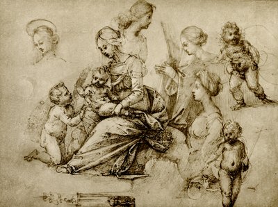 Studer på en Madonna af Fra Bartolomeo