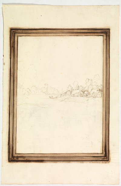 By ved bredden af en flod af Fra Bartolomeo