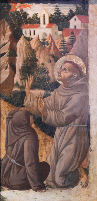 Frans af Assisi modtager stigmata af Fra Diamante