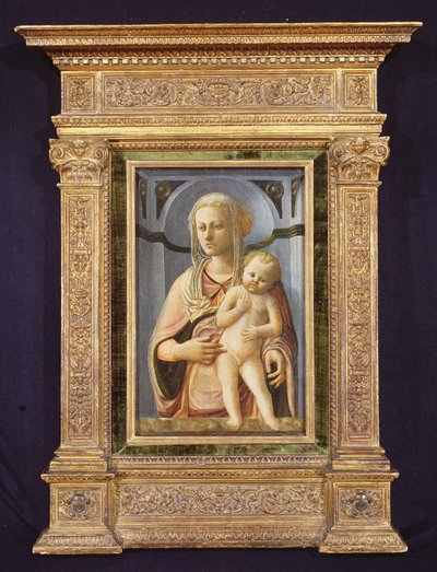 Madonna og barn, ca. 1435 (tempera på panel) af Fra Filippo Lippi