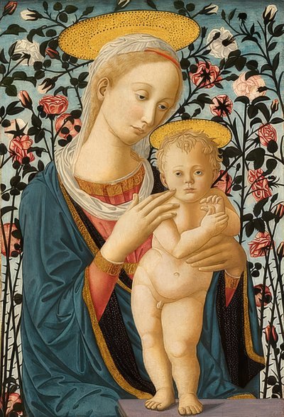 Madonna og barn. Omkring 1470 af Fra Filippo Lippi