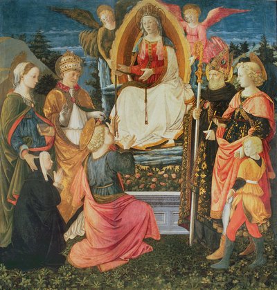Madonnaen af den hellige bælte, 1456 af Fra Filippo Lippi