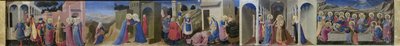 Predella af altertavlen Bebudelsen, ca. 1433-1434. af Fra Giovanni Angelico da Fiesole