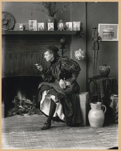 Frances Benjamin Johnston, Selvportræt (som 