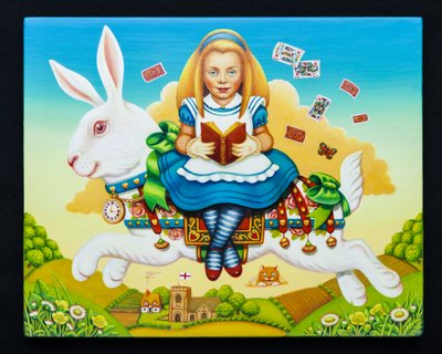 Alice og den hvide kanin, 2013 af Frances Broomfield