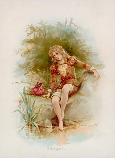 Imogen fra Shakespeares Cymbeline af Frances Brundage