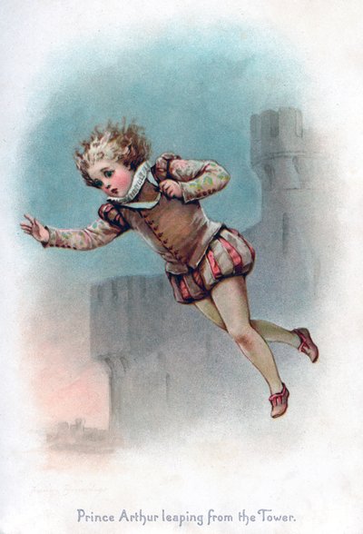 Prins Arthur springer fra tårnet, 1897. af Frances Brundage