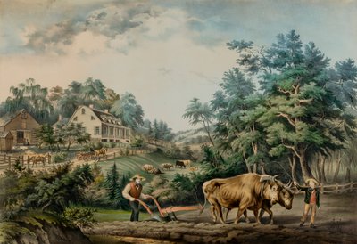 American Farm Scenes. nr. 1. af Frances Flora Bond Palmer