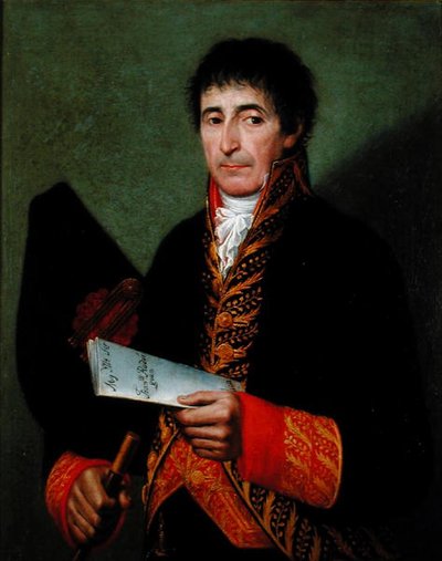 Portræt af Jose de Ansa af Francesc Rodriguez Pusat