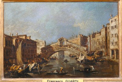 Rialtobroen ... af Francesco (circle of) Guardi