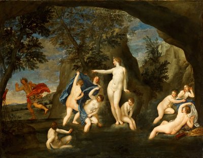 Diana og Actaeon, ca. 1640. af Francesco Albani