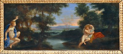 Salmacis et Hermaphrodite - Salmacis og Hermaphroditus ... af Francesco Albani